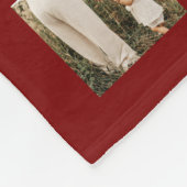 Gepersonaliseerde 64 fotocollage fleece deken (Hoek)