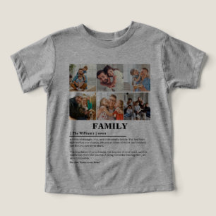Gepersonaliseerde 6 foto collage familie definitie