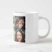 Gepersonaliseerde 6 Foto Collage Giant Coffee Mok (Rechts)