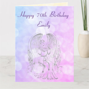 Gepersonaliseerde 70e verjaardag kaart
