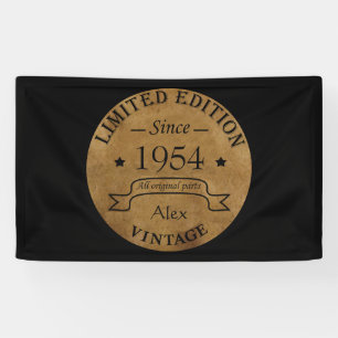 Gepersonaliseerde 70e verjaardagscadeaus spandoek