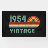 Gepersonaliseerde 70e verjaardagscadeaus spandoek (Horizontaal)