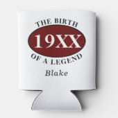 Gepersonaliseerde 70ste verjaardag Geboorte van ee Blikjeskoeler (Achterkant)