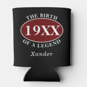 Gepersonaliseerde 70ste verjaardag Geboorte van ee Blikjeskoeler (Achterkant)