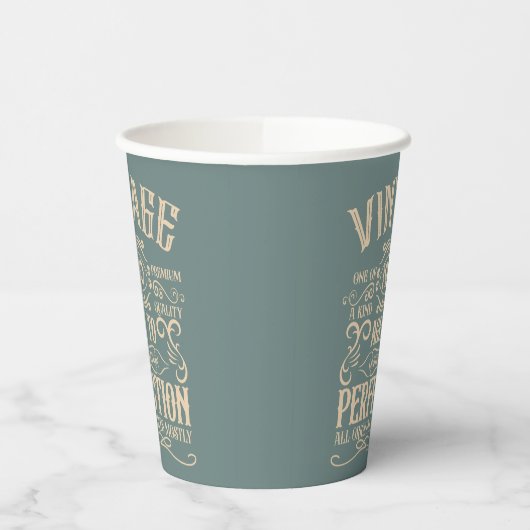 Gepersonaliseerde  75e verjaardag whiskey thema papieren bekers (Links)