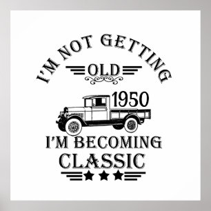 Gepersonaliseerde  75e verjaardagscadeaus poster