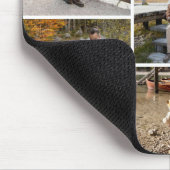 Gepersonaliseerde 7 foto Mousepad Muismat (Hoek)