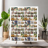 Gepersonaliseerde 80 Fotocollage Fleece Deken
