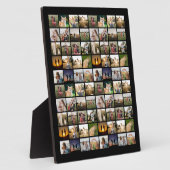 Gepersonaliseerde 80 Fotocollage Fotoplaat (Zijkant)