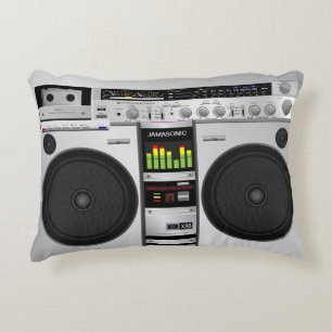 Gepersonaliseerde 80's Retro Boombox Kussen