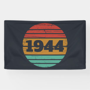 Gepersonaliseerde  80ste verjaardagscadeaus spandoek