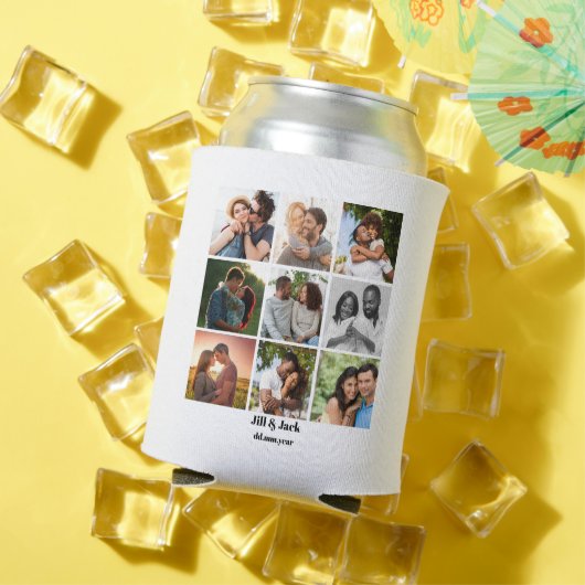 Gepersonaliseerde 9 Photo Collage Sjabloon voor ko Blikjeskoeler (Insitu Zomer)