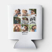 Gepersonaliseerde 9 Photo Collage Sjabloon voor ko Blikjeskoeler (Achterkant)