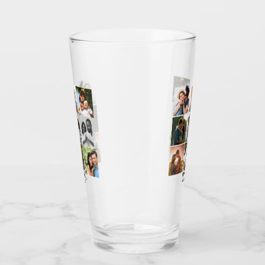 Gepersonaliseerde 9 Photo Collage Sjabloon voor ko Glas (Rechts)