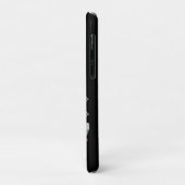 Gepersonaliseerde A Initiaal Silver Monogram Jouw  Case-Mate iPhone Case (Achterkant/links)