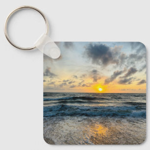 Gepersonaliseerde aangepaste creëer uw eigen foto sleutelhanger
