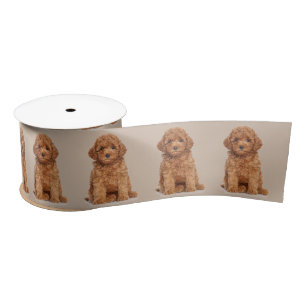 Gepersonaliseerde Aangepaste foto afbeelding beige Lint