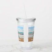 Gepersonaliseerde Aangepaste Foto en Tekst Acryl T Acryl Drinkbeker (Links)