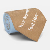 Gepersonaliseerde aangepaste foto- en tekst-Stropd Stropdas (Opgerold)