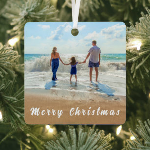 Gepersonaliseerde Aangepaste Foto Kerst Ornament