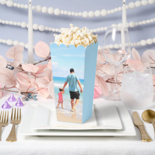 Gepersonaliseerde Aangepaste Foto Popcorn dozen Bedankdoosjes
