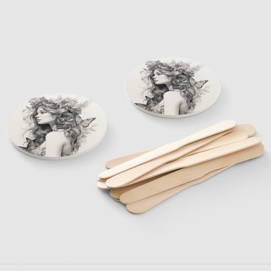 Gepersonaliseerde aangepaste foto Voeg uw eigen fo Handwaaier (Niet-gemonteerd)