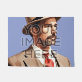 Gepersonaliseerde aangepaste fotogebied tapijt vie deurmat