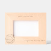 Gepersonaliseerde aangepaste gegraveerde geëtste b lijstjes (Voorkant)