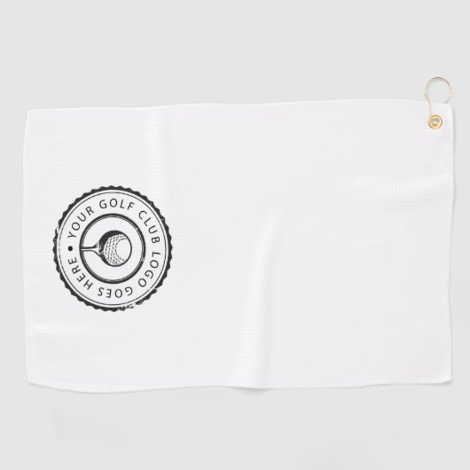 Gepersonaliseerde aangepaste golfclub Logo Golfhanddoek (Horizontaal)