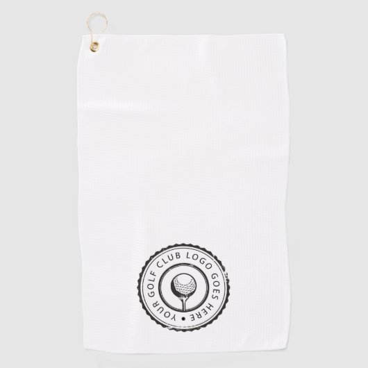 Gepersonaliseerde aangepaste golfclub Logo Golfhanddoek (Voorkant)