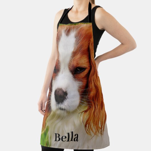 Gepersonaliseerde aangepaste Hondenliefhebber huis Schort (Insitu)