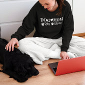 Gepersonaliseerde aangepaste hondennaam hond moede trui