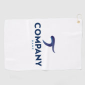 Gepersonaliseerde aangepaste logo golfhanddoeken golfhanddoek (Horizontaal)