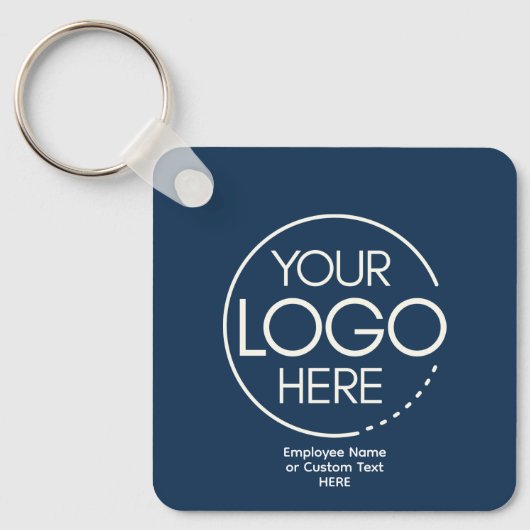 Gepersonaliseerde aangepaste Logo-Sleutelhanger Sleutelhanger (Voorkant)