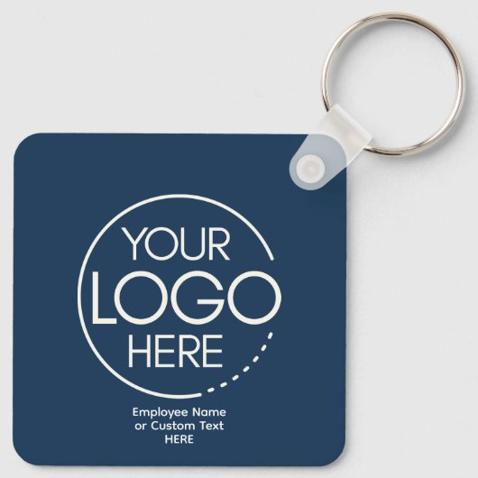 Gepersonaliseerde aangepaste Logo-Sleutelhanger Sleutelhanger (Achterkant)