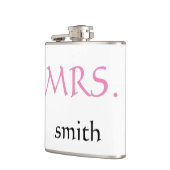 Gepersonaliseerde, aangepaste mevrouw Wedding Brid Heupfles (Links)