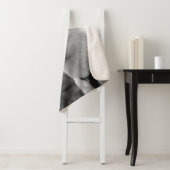 Gepersonaliseerde aangepaste monogram elegante hon sherpa deken (In situ)