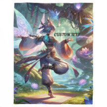 GEPERSONALISEERDE AANGEPASTE NAAM ART DEKEN