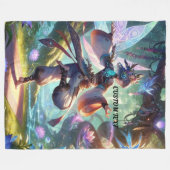 GEPERSONALISEERDE AANGEPASTE NAAM ART DEKEN (Voorkant (Horizontaal))