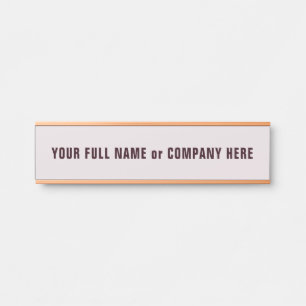Gepersonaliseerde Aangepaste Naam Door Sign Voorbe Deurbordje