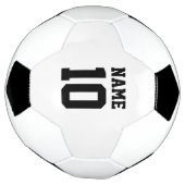 Gepersonaliseerde aangepaste naam en sportteamnumm voetbal (Gedraaid)