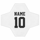 Gepersonaliseerde aangepaste naam en sportteamnumm voetbal (Enkel)