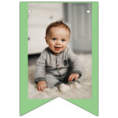 Gepersonaliseerde aangepaste naam Foto Stijlvol Mo Vlaggetjes (Tweede vlag)