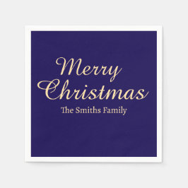 Gepersonaliseerde aangepaste naam Modern Merry Chr Servet