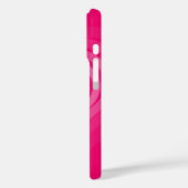 Gepersonaliseerde Aangepaste Naam Roze Hart iPhone Case-Mate iPhone Case (Achterkant / Links)