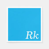 Gepersonaliseerde aangepaste naam Stijlvol Modern Servet (Voorkant)