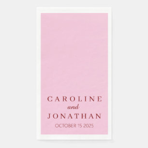 Gepersonaliseerde aangepaste naam Stijlvol Modern  Servet