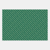 Gepersonaliseerde aangepaste naam Stijlvolle Vroli Inpakpapier Vel (Voorkant 2)