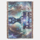 Gepersonaliseerde aangepaste naamdeken deken (Voorkant Verticaal)