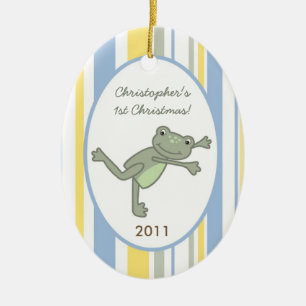 Gepersonaliseerde Aangepaste Ornament Leap Frog Tu